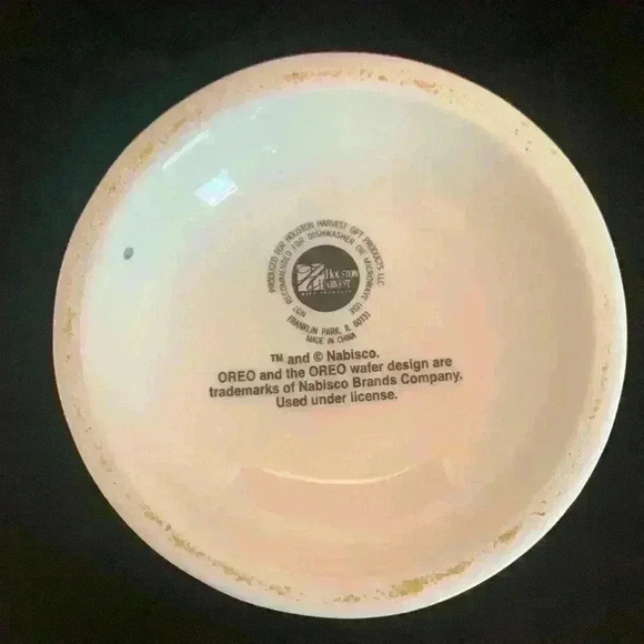 Vintage Oreo Milkshake Ceramic Malt Glasses (2) with Recipe on Side and Scoop - Picture 8 of 11